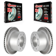 Genius KG-100417 Disc Brake Rotor for 2011-2019 Chevrolet Silverado 3500 HD, GMC Sierra 3500 HD - Rear