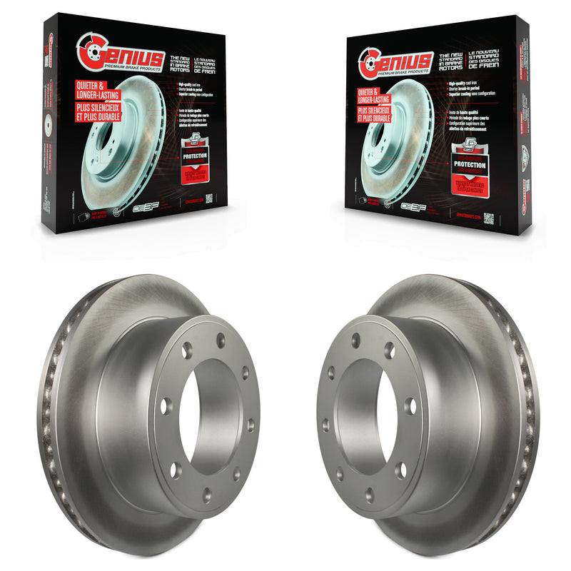 Genius KG-100428 Disc Brake Rotor for 1999-2005 Ford E-450 Econoline Super Duty, Ford Excursion and More - Rear