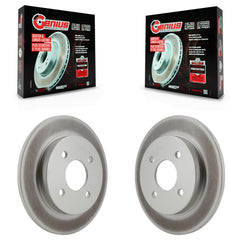 Genius KG-100431 Disc Brake Rotor for 2000-2019 Ford Fiesta, Ford Focus - Rear