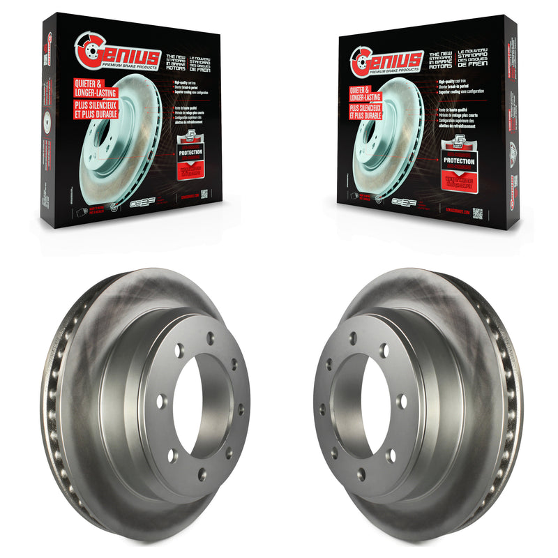 Genius KG-100446 Disc Brake Rotor for 2008-2023 Ford E-350 Super Duty, Ford E-150 and More - Rear