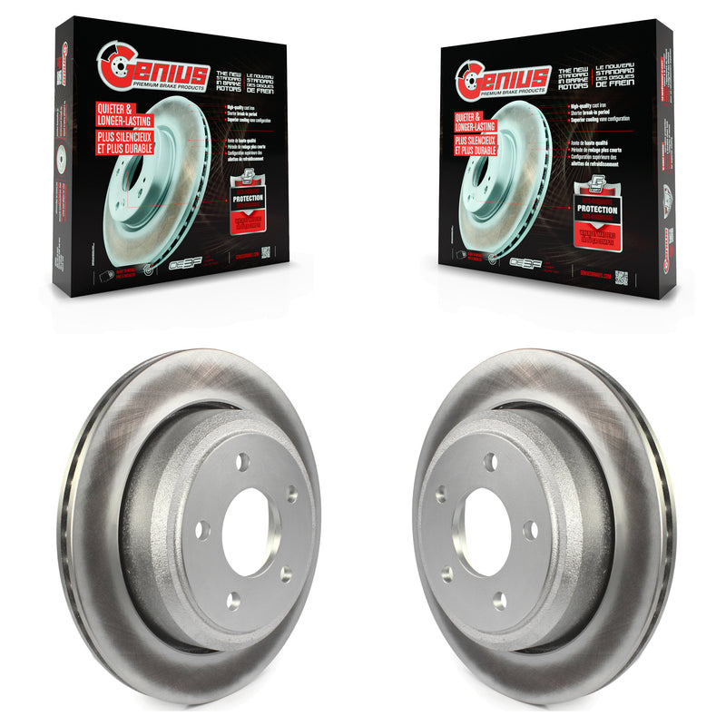 Genius KG-100448 Disc Brake Rotor for 2009-2011 Mazda B2300, Mazda B4000, Ford Ranger - Rear