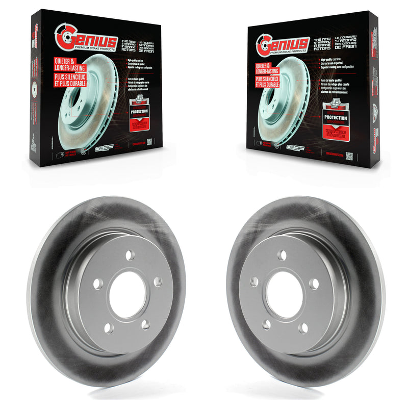 Genius KG-100449 Disc Brake Rotor for 2012-2018 Ford Focus - Rear