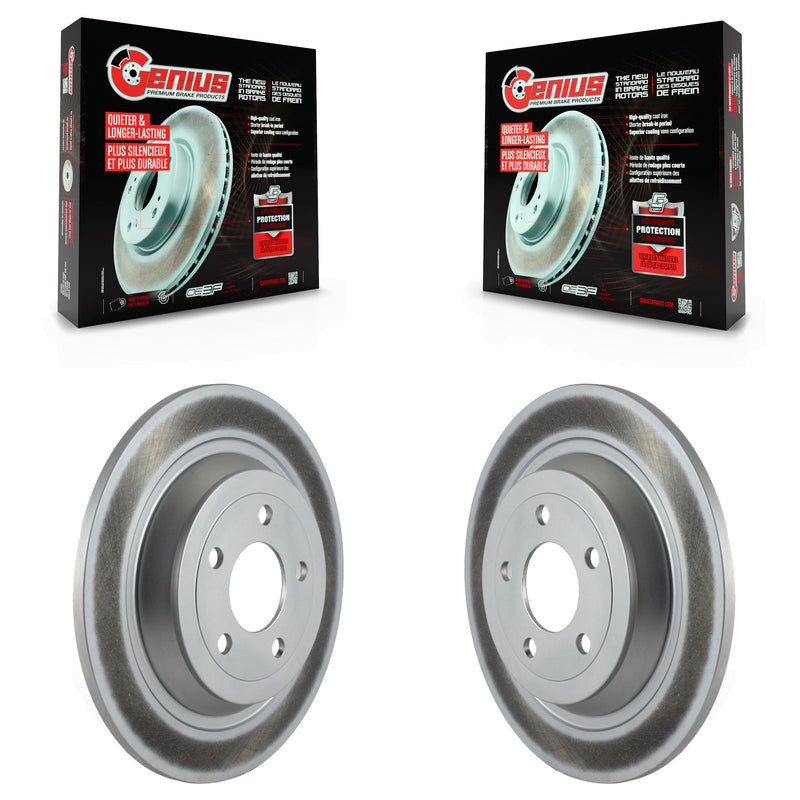 Genius KG-100458 Disc Brake Rotor for 2015-2023 Ford Mustang - Rear