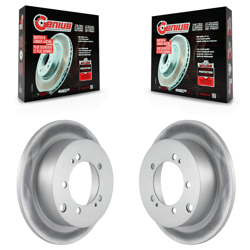Genius KG-100463 Disc Brake Rotor for 1995-2006 Mitsubishi Lancer, Mitsubishi Outlander and More - Rear