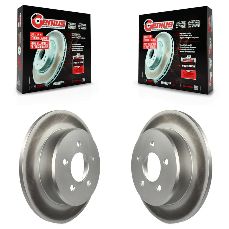 Genius KG-100464 Disc Brake Rotor for 1997-2007 Chrysler Voyager, Chrysler Grand Voyager and More - Rear