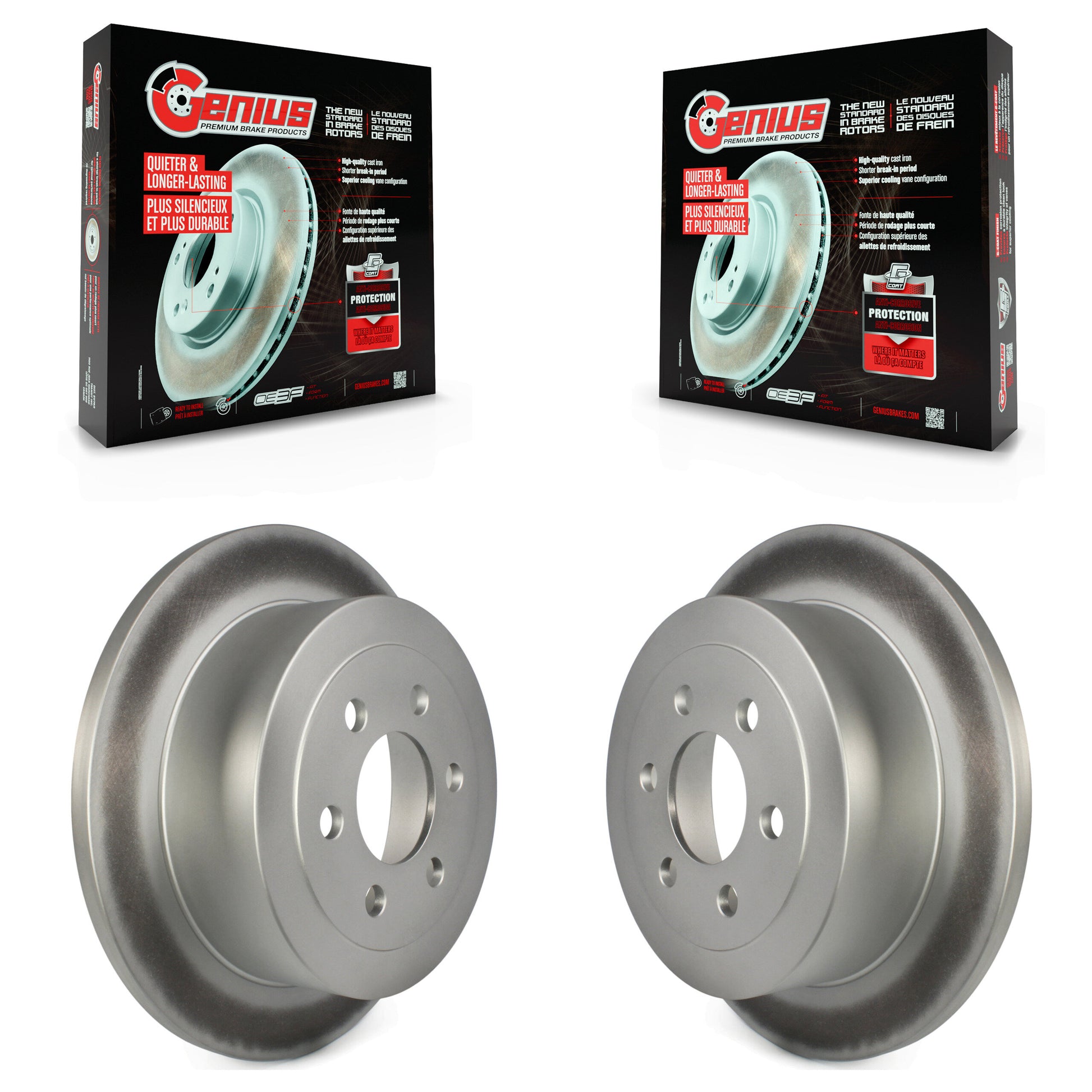 Genius KG-100469 Disc Brake Rotor for 2003-2004 Dodge Dakota - Rear