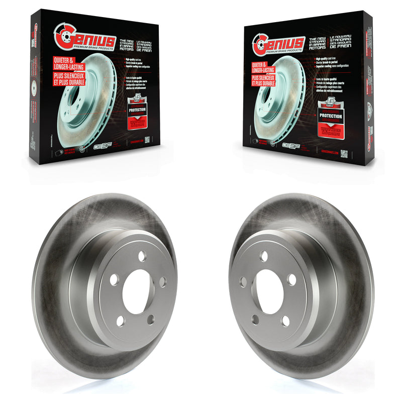 Genius KG-100471 Disc Brake Rotor for 2005-2023 Dodge Challenger, Chrysler 300 and More - Rear