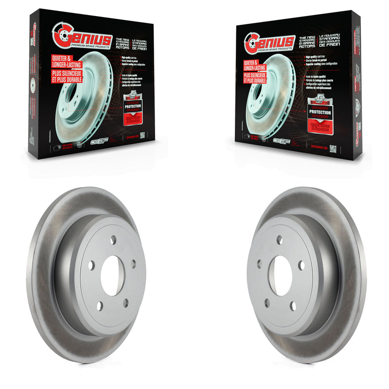Genius KG-100473 Disc Brake Rotor for 2005-2010 Jeep Grand Cherokee, Jeep Commander - Rear