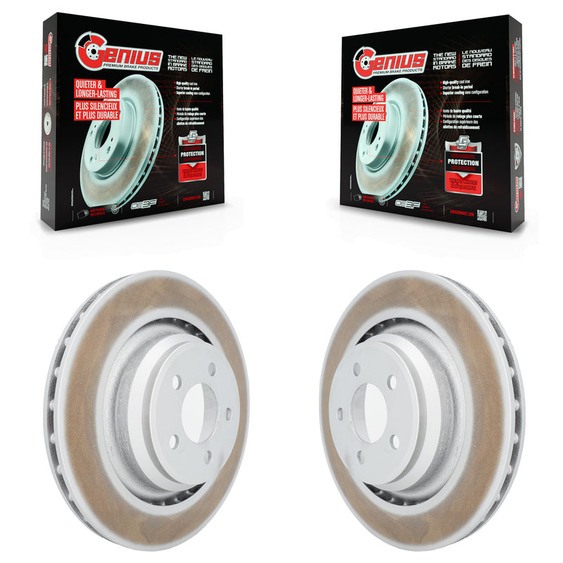 Genius KG-100474 Disc Brake Rotor for 2005-2023 Dodge Challenger, Dodge Charger and More - Rear
