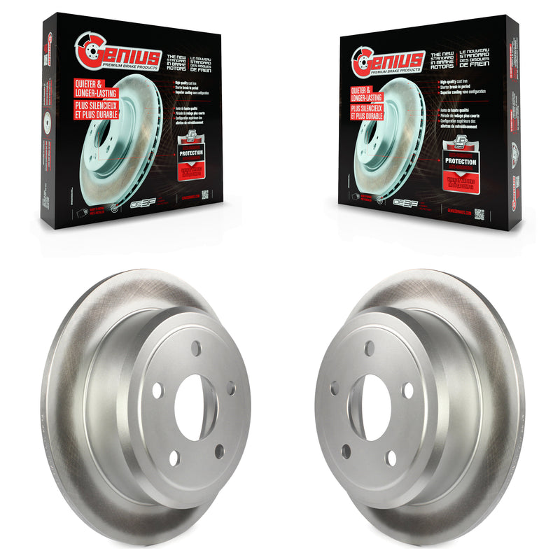 Genius KG-100477 Disc Brake Rotor for 2007-2018 Jeep Wrangler, Jeep Wrangler JK - Rear