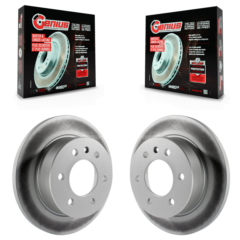 Genius KG-100481 Disc Brake Rotor for 2007-2018 Freightliner Sprinter 3500, Mercedes-Benz Sprinter 2500 and More - Rear