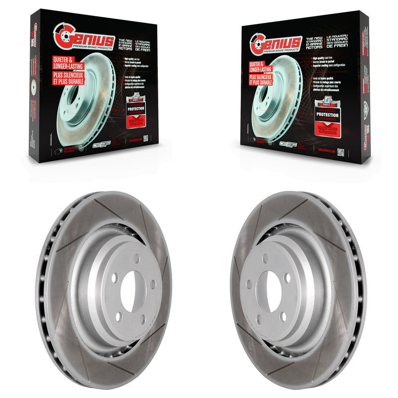 Genius KG-100483 Disc Brake Rotor for 2005-2023 Dodge Challenger, Dodge Charger and More - Rear
