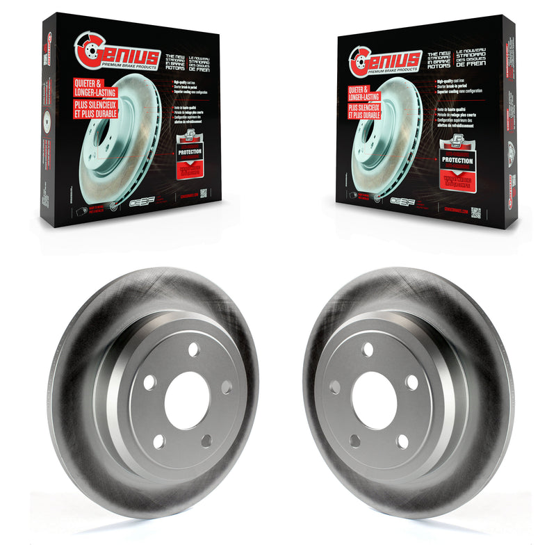 Genius KG-100485 Disc Brake Rotor for 2011-2024 Dodge Durango, Jeep Grand Cherokee - Rear