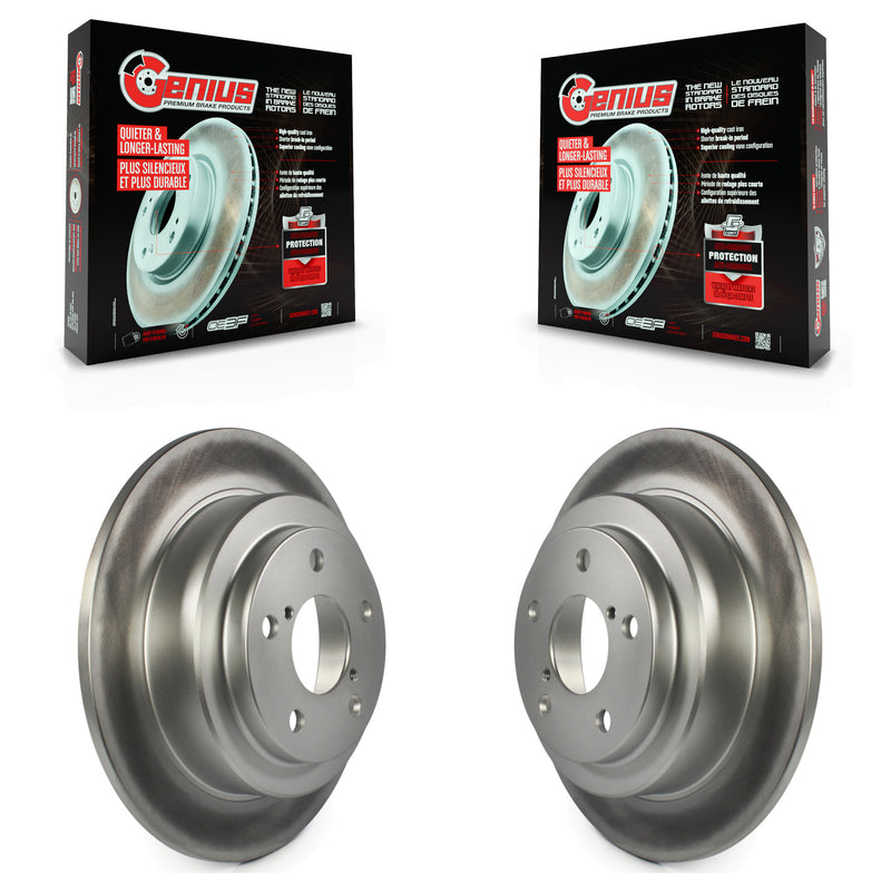 Genius KG-100493 Disc Brake Rotor for 1990-2008 Subaru Impreza, Saab 9-2X and More - Rear