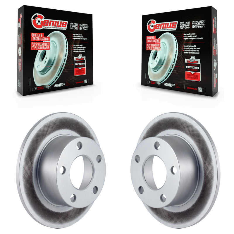 Genius KG-100497 Disc Brake Rotor for 1992-2005 Volkswagen Passat, Audi S6 and More - Rear
