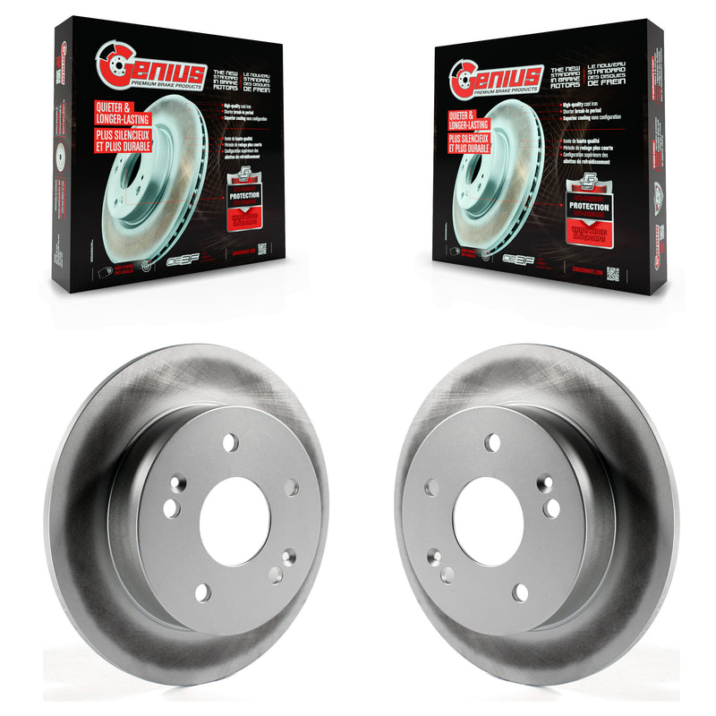 Genius KG-100503 Disc Brake Rotor for 1997-2006 Honda Civic, Acura RSX and More - Rear