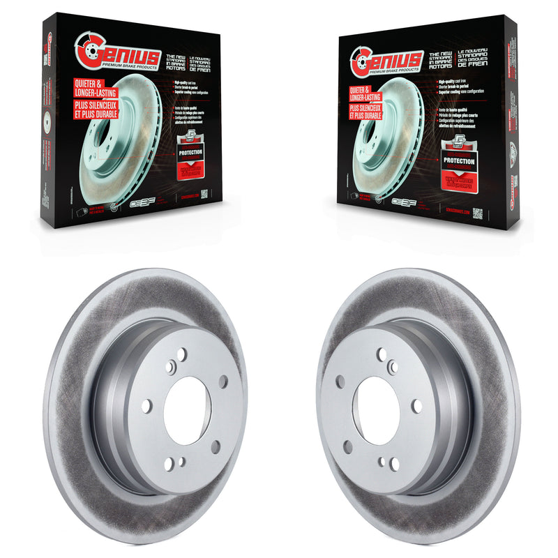 Genius KG-100506 Disc Brake Rotor for 1995-2011 Mercedes-Benz SLK300, Chrysler Crossfire and More - Rear