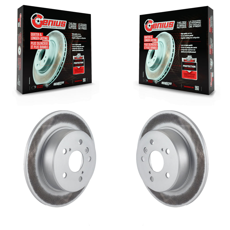 Genius KG-100508 Disc Brake Rotor for 1999-2003 Toyota Highlander, Lexus RX300 - Rear