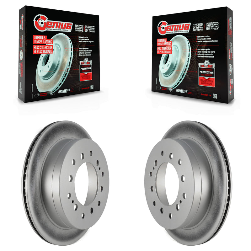 Genius KG-100509 Disc Brake Rotor for 2001-2009 Toyota FJ Cruiser, Lexus GX470 and More - Rear