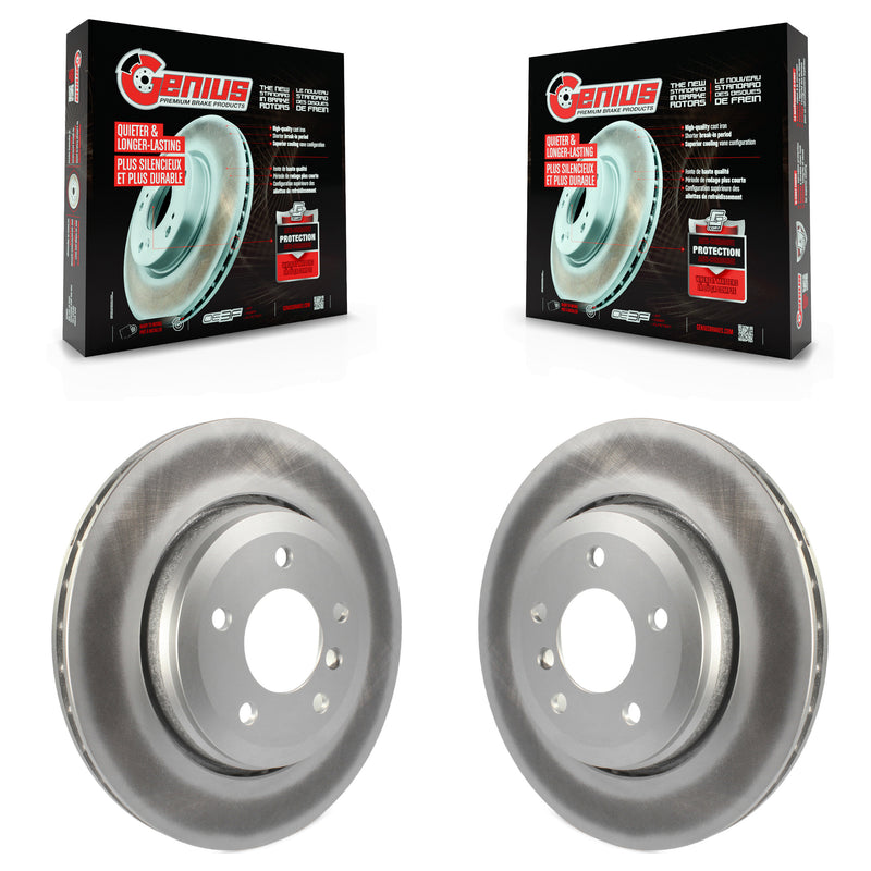 Genius KG-100526 Disc Brake Rotor for 2001-2006 BMW 320i, BMW 330Ci and More - Rear