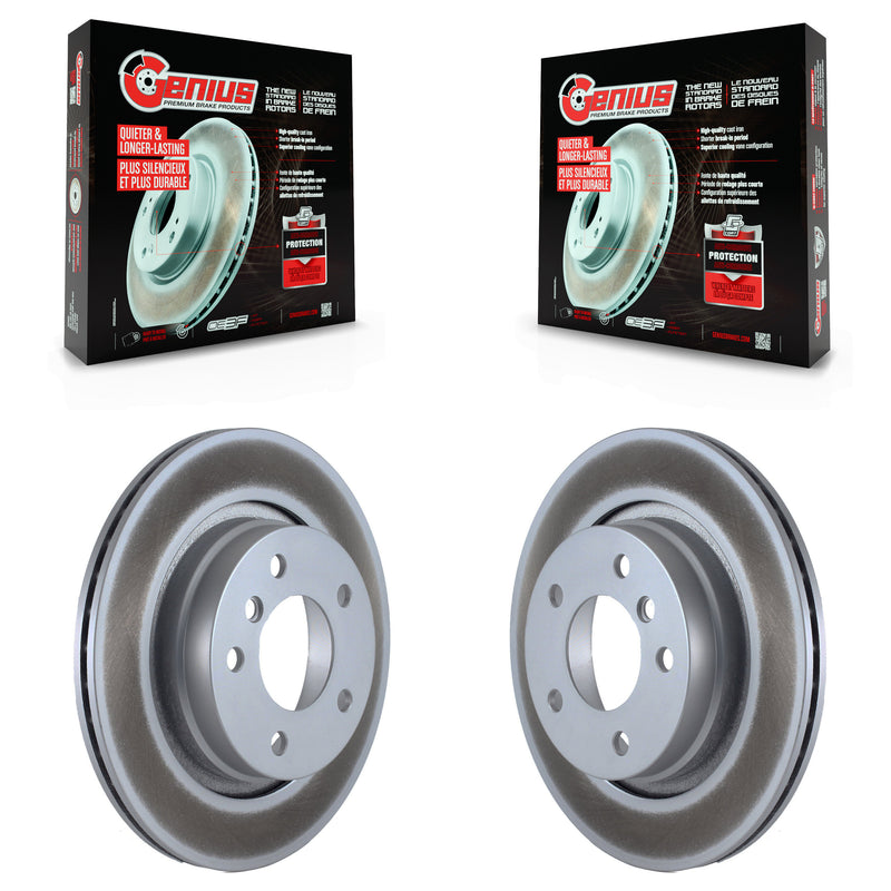 Genius KG-100527 Disc Brake Rotor for 1996-2006 BMW 325Ci, BMW 325i and More - Rear