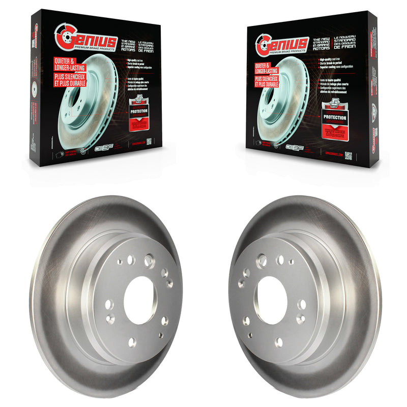 Genius KG-100529 Disc Brake Rotor for 1999-2011 Honda Element, Acura TL - Rear