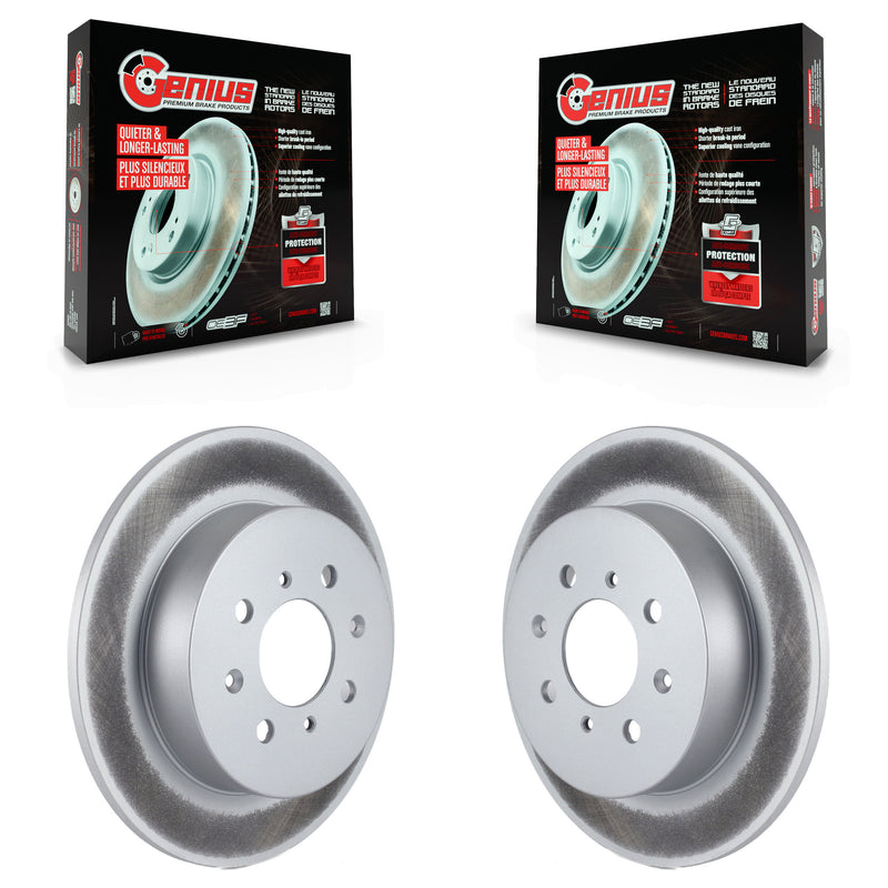 Genius KG-100533 Disc Brake Rotor for 2001-2005 Honda Civic, Acura EL - Rear