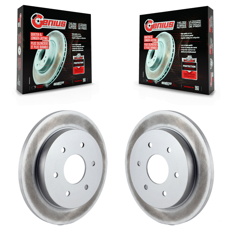 Genius KG-100536 Disc Brake Rotor for 2004-2019 Nissan Armada, INFINITI QX56 and More - Rear