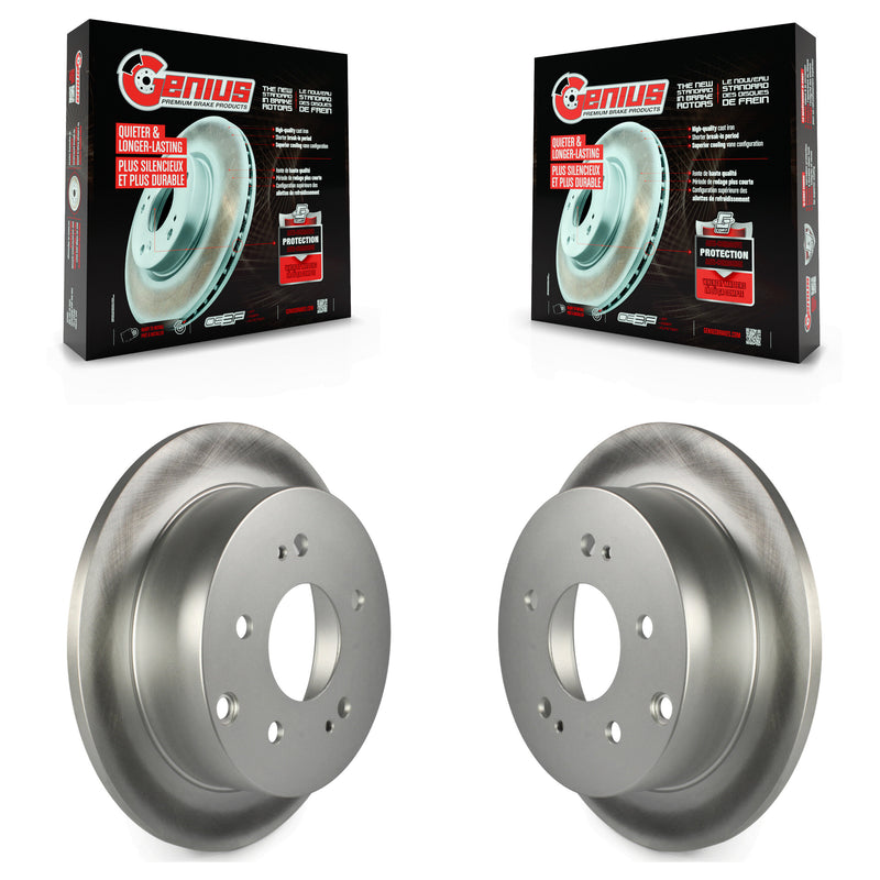 Genius KG-100537 Disc Brake Rotor for 2004-2012 Mitsubishi Galant, Mitsubishi Eclipse - Rear