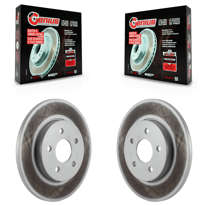 Genius KG-100541 Disc Brake Rotor for 2002-2008 Jaguar X-Type - Rear