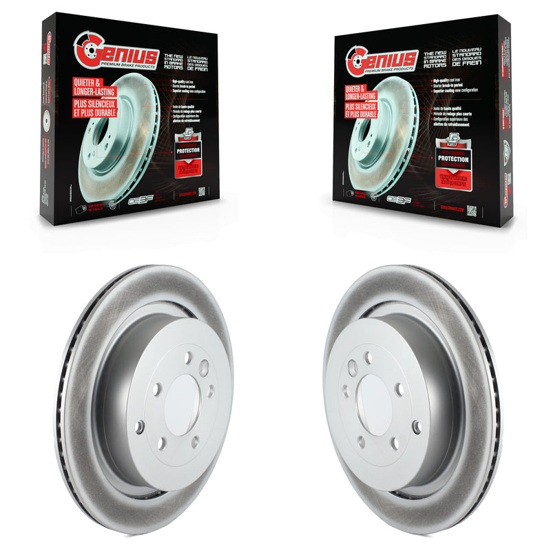 Genius KG-100554 Disc Brake Rotor for 2005-2016 Land Rover LR4, Land Rover Range Rover Sport, Land Rover LR3 - Rear