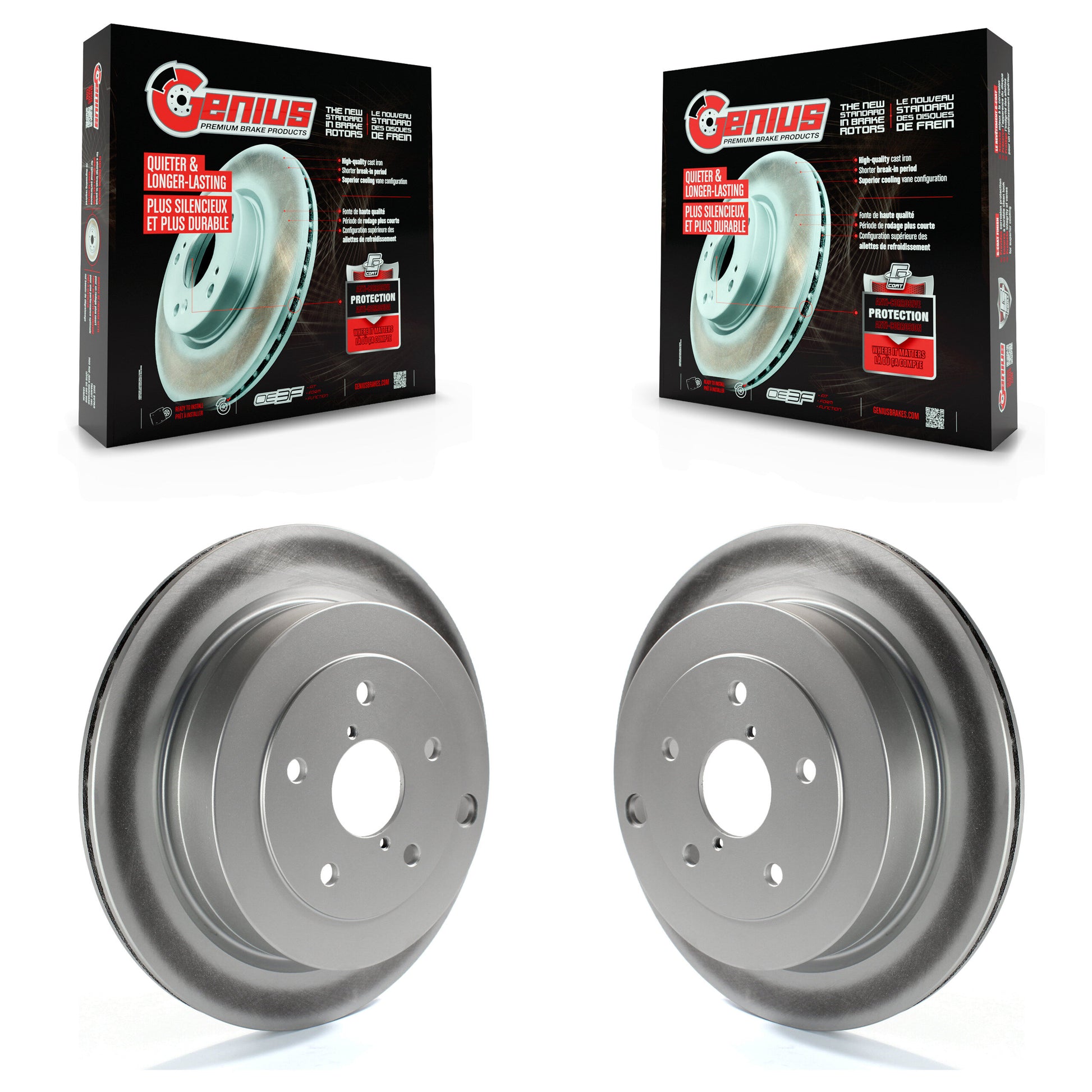 Genius KG-100559 Disc Brake Rotor for 2006-2014 Subaru Tribeca, Subaru B9 Tribeca - Rear