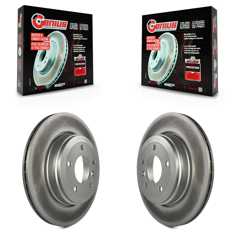 Genius KG-100560 Disc Brake Rotor for 2004-2009 BMW 528i, BMW 525i, BMW 530i - Rear