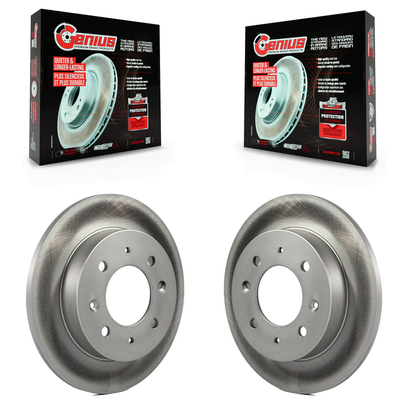 Genius KG-100561 Disc Brake Rotor for 2004-2009 Kia Spectra, Kia Spectra5 - Rear