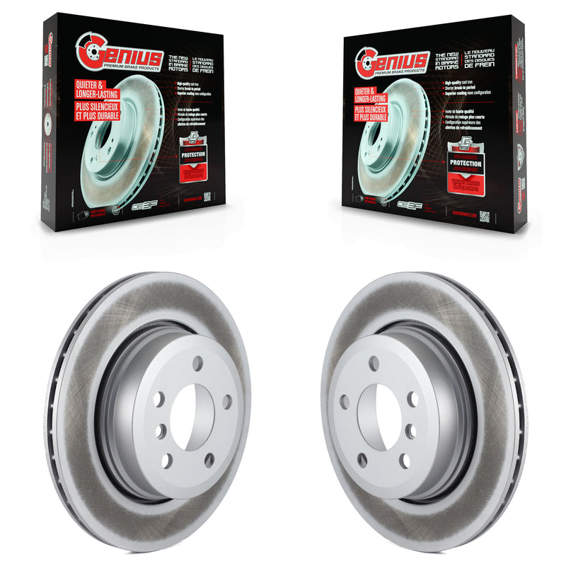 Genius KG-100562 Disc Brake Rotor for 2004-2010 BMW X3 - Rear