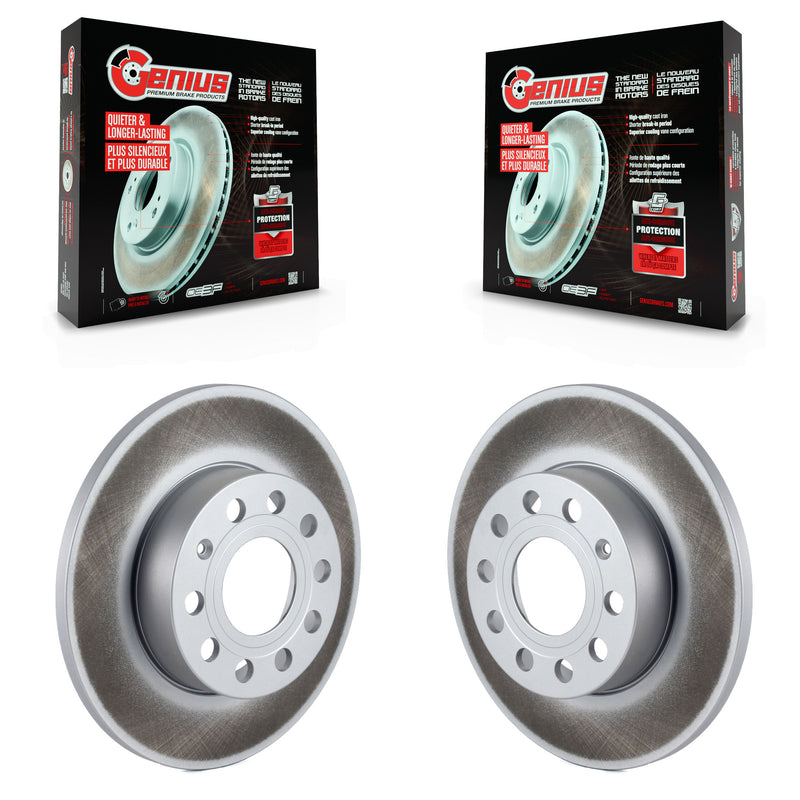 Genius KG-100567 Disc Brake Rotor for 2005-2011 Volkswagen Golf, Audi A3 and More - Rear