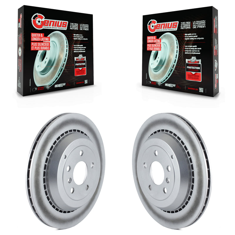 Genius KG-100568 Disc Brake Rotor for 2005-2012 Mercedes-Benz GL350, Mercedes-Benz GL550 and More - Rear