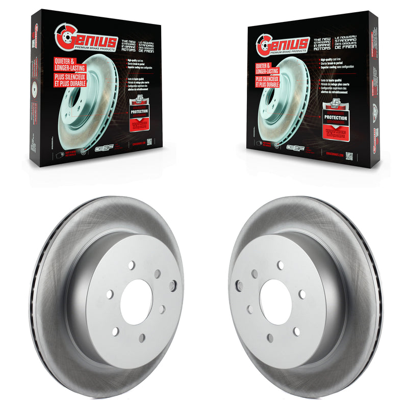 Genius KG-100571 Disc Brake Rotor for 2004-2012 Nissan Pathfinder - Rear