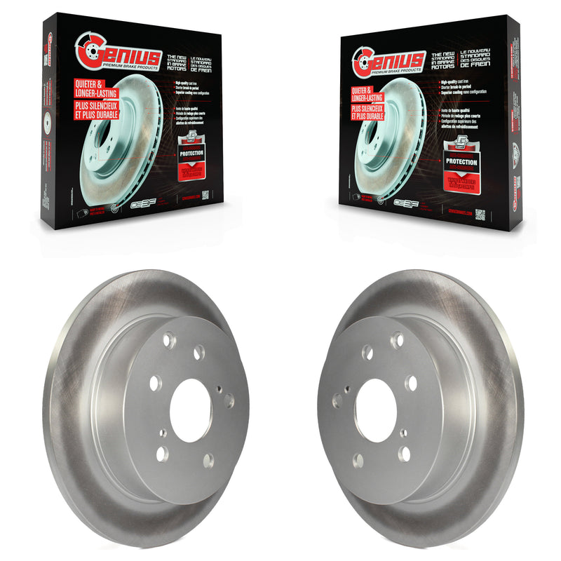 Genius KG-100578 Disc Brake Rotor for 2006-2018 Lexus HS250h, Toyota RAV4 - Rear