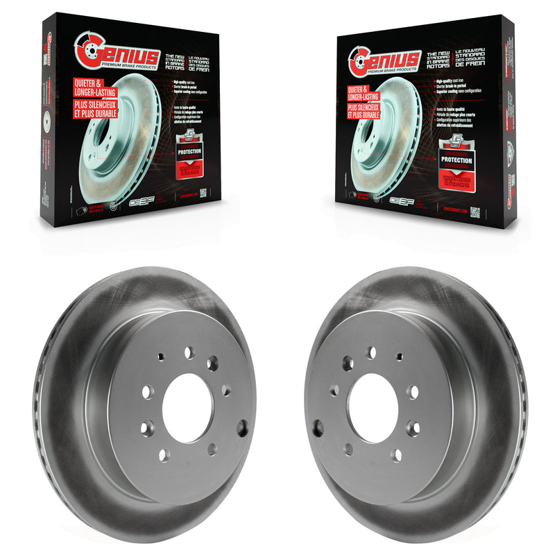 Genius KG-100587 Disc Brake Rotor for 2007-2012 Ford Edge, Lincoln MKX, Mazda CX-7 - Rear