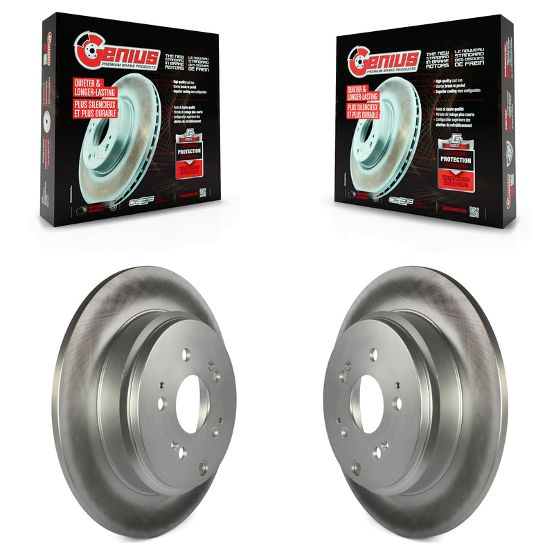 Genius KG-100591 Disc Brake Rotor for 2007-2017 Honda Odyssey, Acura ZDX and More - Rear