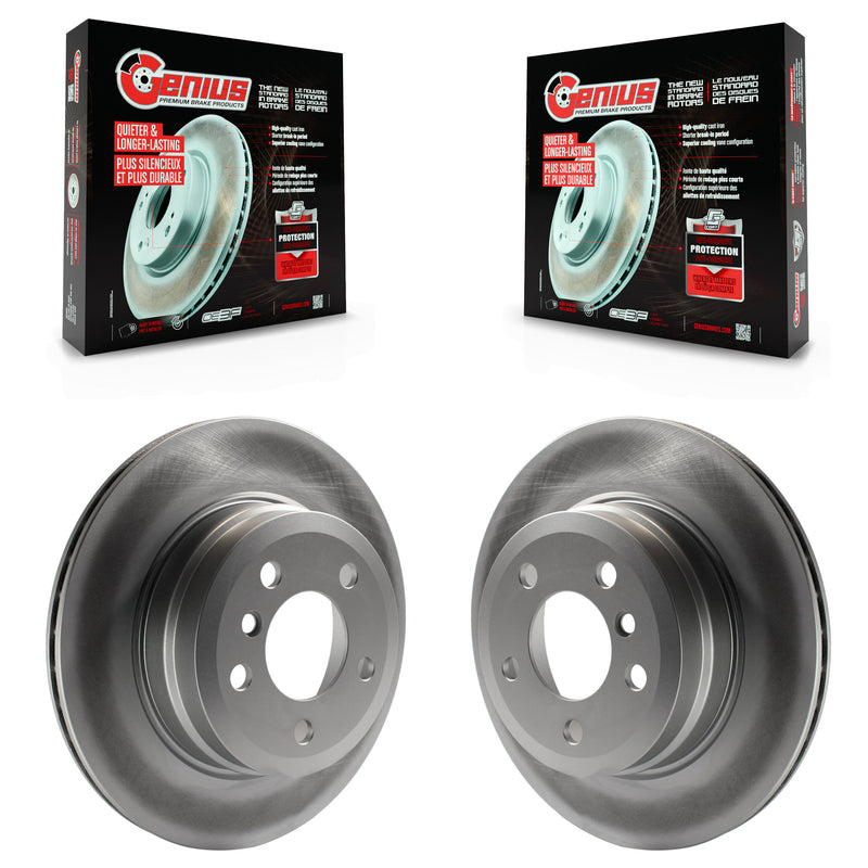 Genius KG-100596 Disc Brake Rotor for 2007-2019 BMW X5, BMW X6 - Rear