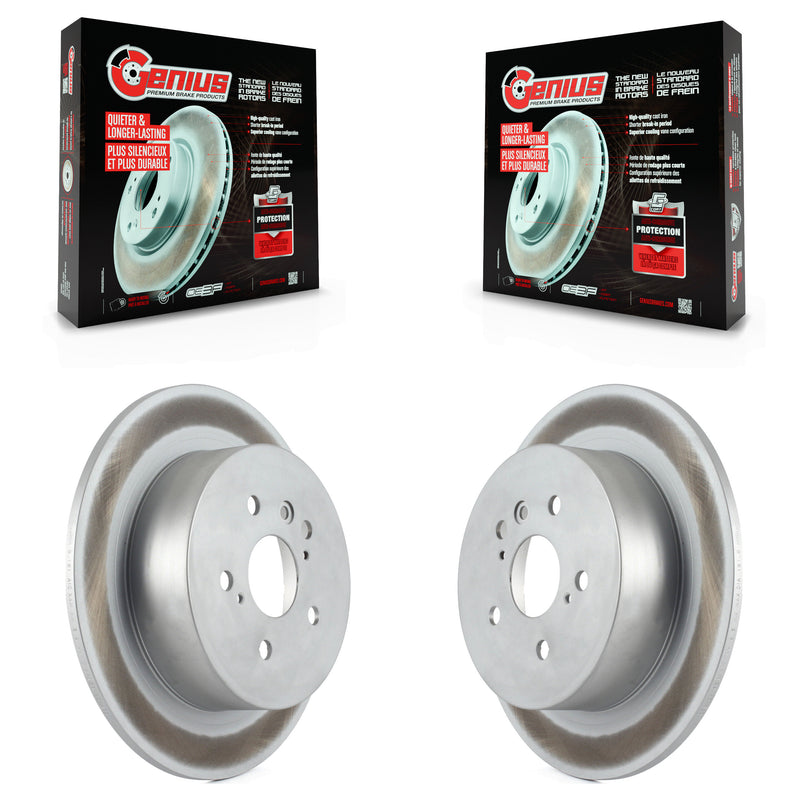 Genius KG-100604 Disc Brake Rotor for 2008-2013 Toyota Highlander - Rear