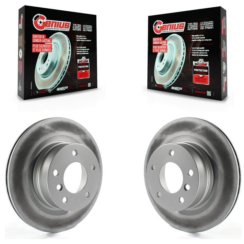 Genius KG-100613 Disc Brake Rotor for 2008-2013 BMW 128i - Rear