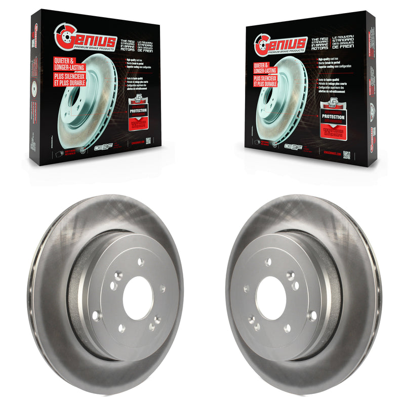 Genius KG-100623 Disc Brake Rotor for 2010-2016 Hyundai Genesis Coupe - Rear