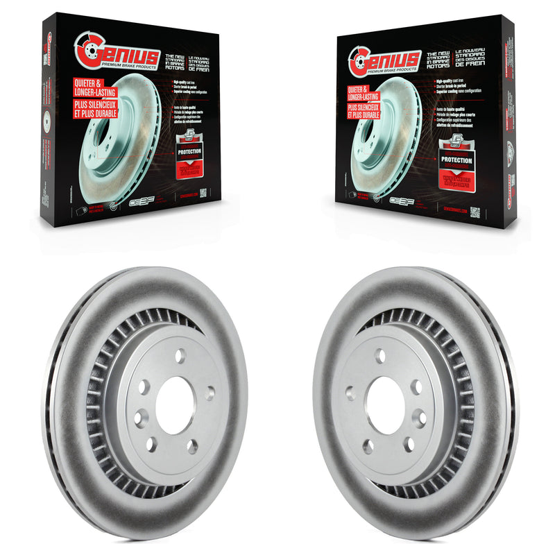 Genius KG-100625 Disc Brake Rotor for 2010-2017 Volvo XC60 - Rear
