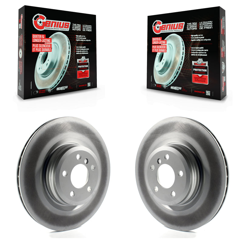 Genius KG-100631 Disc Brake Rotor for 2009-2019 BMW Alpina B6 Gran Coupe, BMW Alpina B6 xDrive Gran Coupe and More - Rear