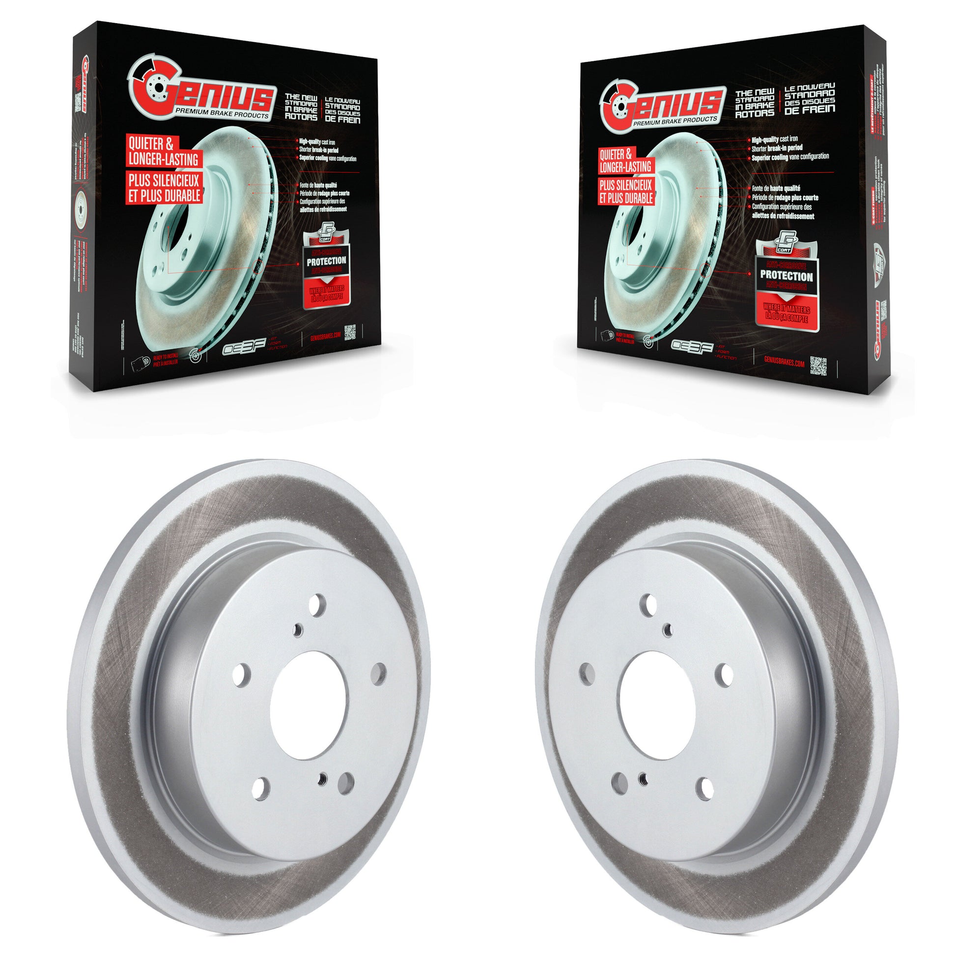 Genius KG-100632 Disc Brake Rotor for 2010-2013 Suzuki Kizashi - Rear