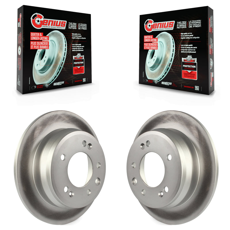 Genius KG-100637 Disc Brake Rotor for 2009-2016 Hyundai Elantra, Kia Sportage, Hyundai Tucson - Rear