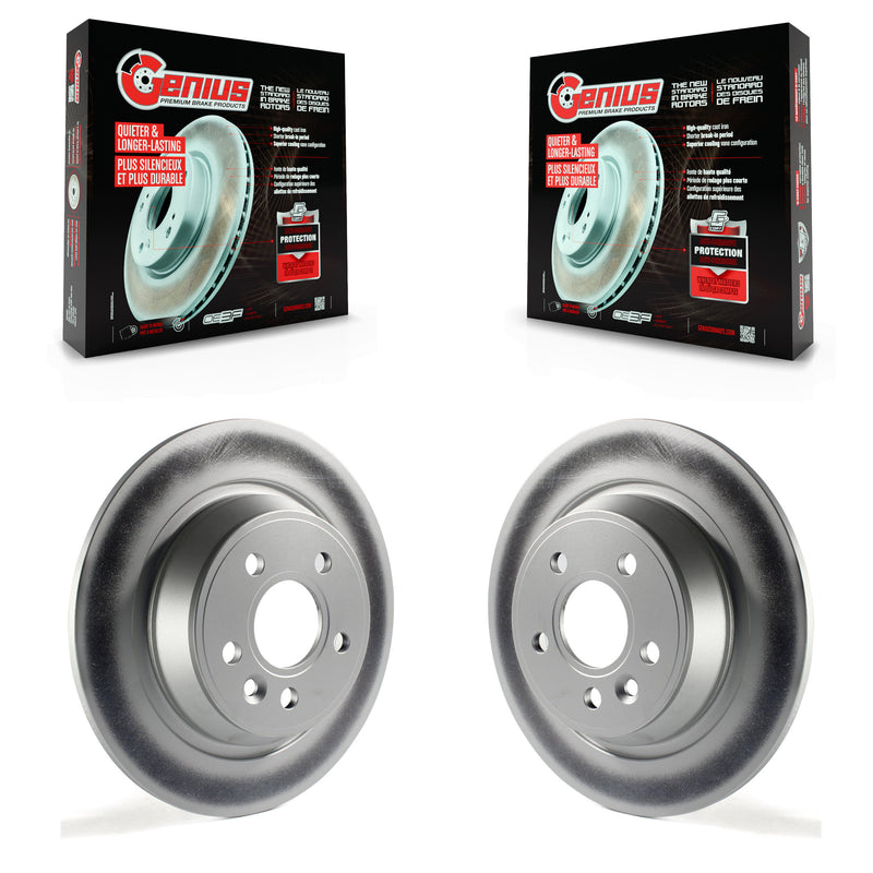 Genius KG-100645 Disc Brake Rotor for 2012-2015 Land Rover Range Rover Evoque - Rear